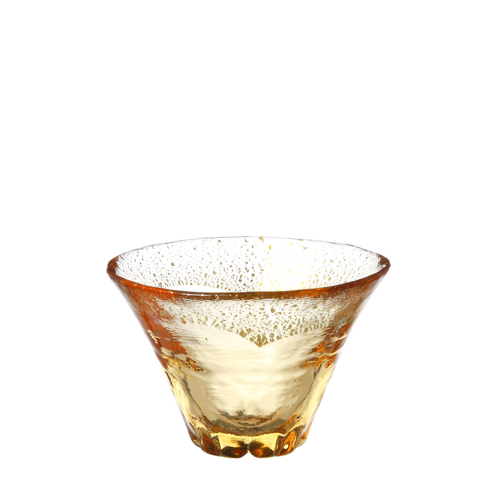酒杯（琥珀・金箔）, 42150TS-G-LGAB